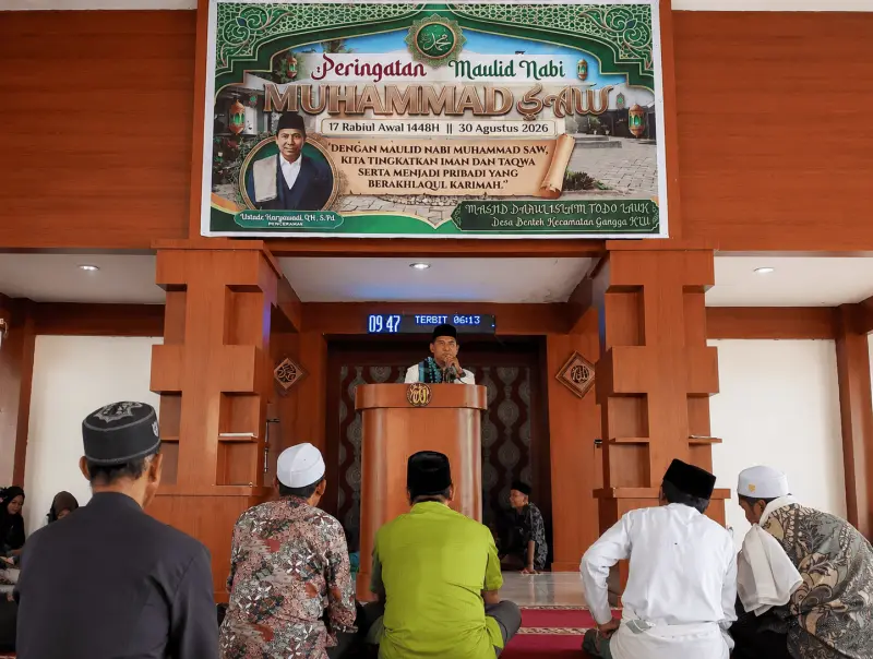 Peringatan Maulid Nabi Muhammad ﷺ  di Musholla Darul Islam Todo Lauk