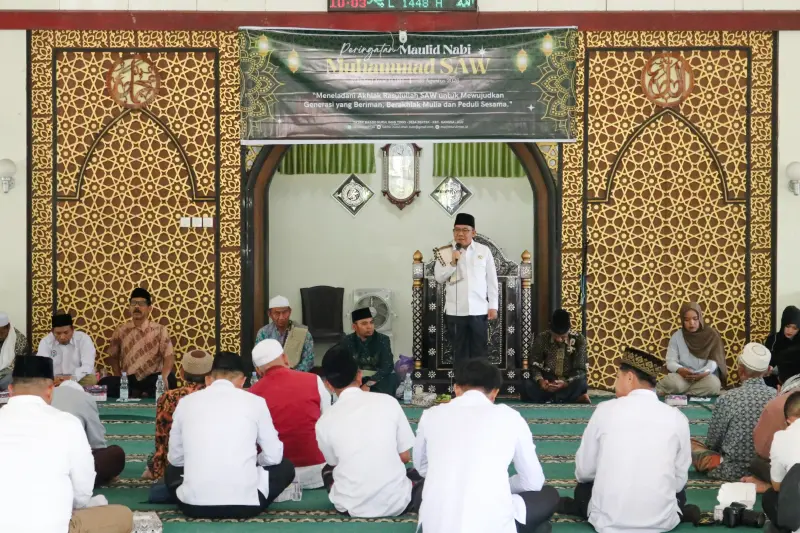 Peringatan Maulid Nabi di Masjid Nurul Iman Todo: Momentum Wujudkan Generasi Beriman dan Peduli Sesama